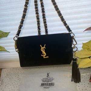 Yves Saint Laurent Cosmetic Pouch with strap